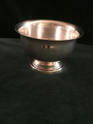Vintage Sterling Silver Paul Revere Pedestal Bowl 6.  5 "