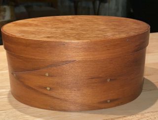 Frye’s Measure Mill Bent Wood Shaker Box Oval Shaped 7 1/2” Long