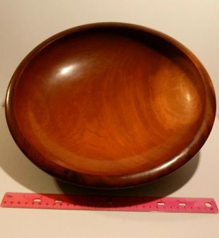 Vintage Large Haitian Hand Made Wooden Bowl 14 "