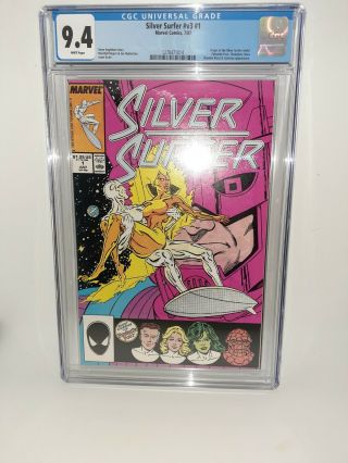 Marvel Silver Surfer Vol 3 (v3) 1 Cgc 9.  4 White Pages Origin 1987