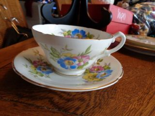 1875 Stanley Fine Bone China England Tea Cup & Saucer
