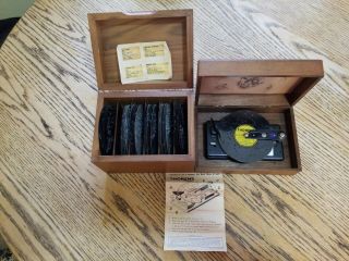 Vintage Thorens Swiss Music Box (30 Teeth) W/instructions & 36 Discs