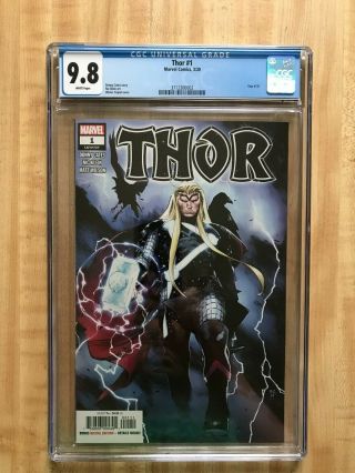Thor 1 Cgc 9.  8 None Graded Higher Donny Cates Black Winter White Pages