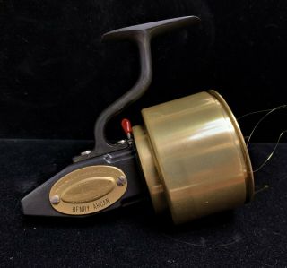 Vintage FIN - NOR 4 FISHING REEL SPINNING TYCOON FIN NOR W/ BOX AND PAPERS 2