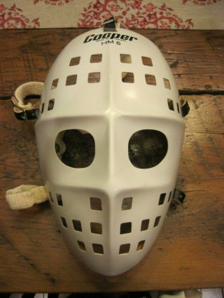 Vintage Cooper Hm 6 Adult Hockey Goalie Mask Jason Halloween 1970 