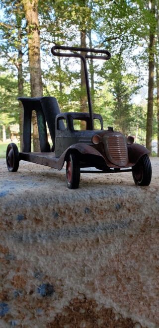 Vintage 1920’s/1930’s Wyandotte Turner Keystone Ride On Metal Toy Truck