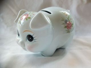 Vintage Lefton Ceramic Piggy Bank