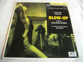 Soundtrack Blow - Up Re - Issue Tcm Lp W/ Poster.  Herbie Hancock,  Yardbirds Etc