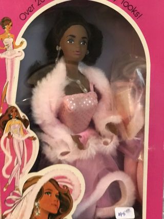Vintage Mattel 1981 Pink & Pretty Christie Barbie Steffie Face 3555