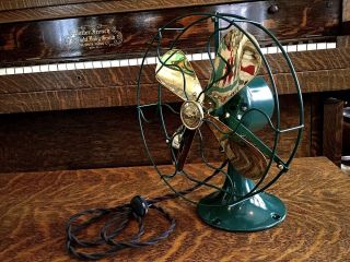 Antique Electric Fan GE Brass Whiz Vintage 2
