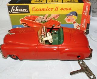 Vintage Schuco Examico Ii 4004 Red,  Box & Instructions -
