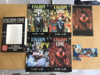 KINGDOM COME 4 - Issue Collector ' s Set 1,  2,  3 & 4 Full Run Waid Alex Ross DC 2