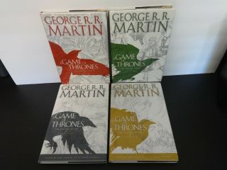Set 1 - 4 Graphic Novels Issues 1 - 24 " Games Of Thrones " By George R.  R.  Martin