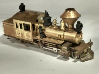 Vintage Japan Brass Steam Locomotive 2 - 4 - 4 Forney Hon3