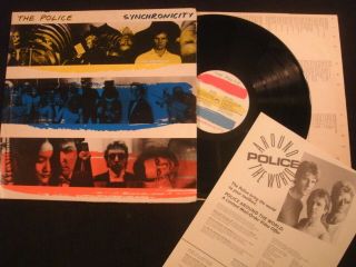 The Police - Synchronicity - 1983 A&m Vinyl 12  Lp.  / Vg,  / Prog Rock Aor
