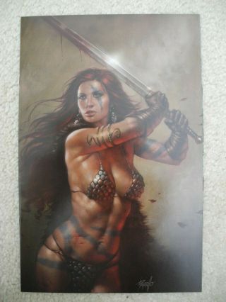 Red Sonja 20 Lucio Parrillo Virgin Variant Nm Limit To 500 Nycc