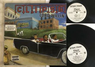 Clipse - Lord Willin’ 2002 Double Vinyl Lp Star Trak