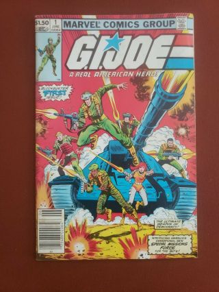 G.  I.  Joe 1 Marvel Comics A Real American Hero 1982