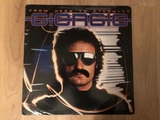 Giorgio Moroder - From Here To Eternity 1977 Casablanca Nblp 7065 Vinyl Vg,