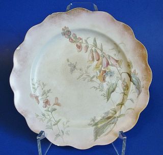 Antique Doulton Burslem Hand Painted Plate - Numbered