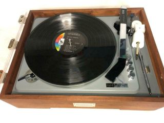 Vintage Elac Studio Benjamin Miracord 10h Turntable See Video Record Player Vg,