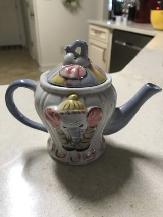 Vintage Porcelain Elephant Teapot