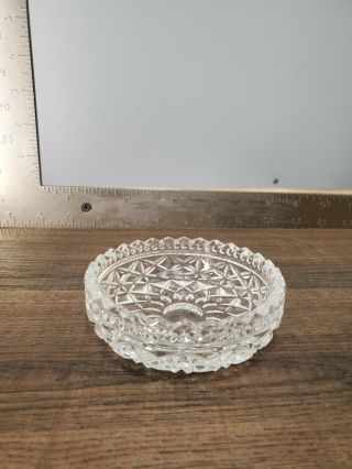 1 Vintage Gorham Hand Cut Glass Crystal Bowl Candy Dish 3 7/8