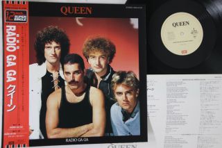 12 " Queen Radio Ga Ga Ems27012 Emi Japan Vinyl Obi