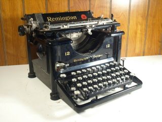Vintage 1936 Remington Paragon No 12 Standard Typewriter