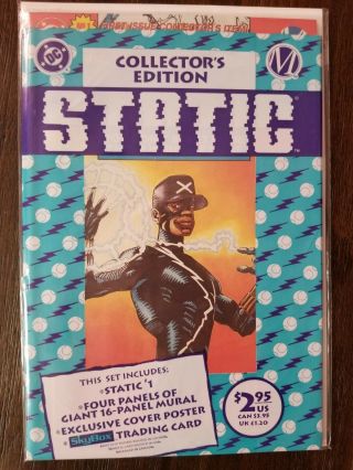 Dc/milestone Comics Static 1 1st Appearance Of Static