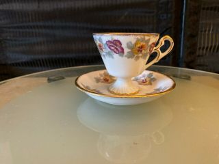 Vintage Tea Cup And Saucer Set Napco Ware Made In Japan