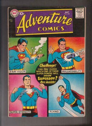 Adventure 248 Fn - 1958 Featuring Green Arrow & Aquaman