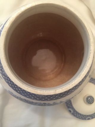 antique Blue And White Tea Pot 3