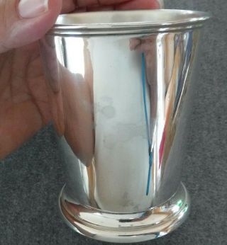 Vintage Poole Sterling Silver Julep Cup,  Classic Kentucky Design 58 Exc.
