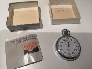 Vintage Heuer Trackmate Stopwatch (60 Secs,  30 Mins,  1/5 Seconds)
