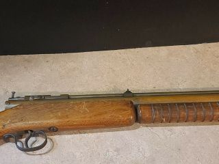 Vintage Benjamin Franklin Model 312.  22 cal Pellet Air Rifle,  Brass Barrel 3
