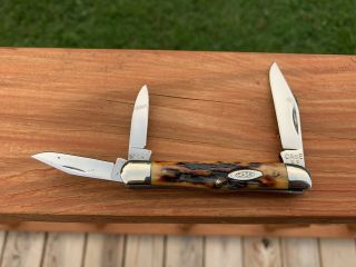 Case Xx Whittler Knife 5308 Stag Handles Vintage