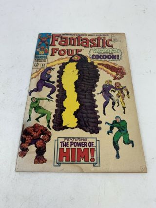 Fantastic Four 67 (oct 1967,  Marvel) Comic Book Vintage Rare