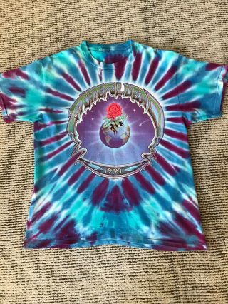 Vintage Grateful Dead T Shirt Xl 1993 Summer Tour