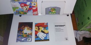 N64 - Mario 64 - Complete - Cib Authentic Vintage Rare