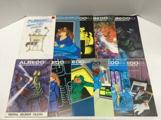 Albedo 0,  6 - 14,  Vol.  2 (1986) Anthropomorphics 11 Issues Vf,  Thoughts & Images