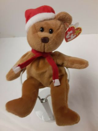 Vintage Collectible Ty 1997 Teddy Style 4200 Beanie Baby Bear Stuffed Animals