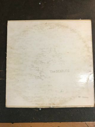 The Beatles White Album Vinyl Capitol Records 1977 Sebx 2521883 Rare