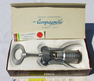 Vintage Campagnolo Big Cavatappi Corkscrew Wine Bottle Opener
