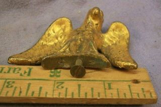 VINTAGE CAST BRASS EAGLE CLOCK LAMP OR MIRROR TOPPER OR FINIAL 2 