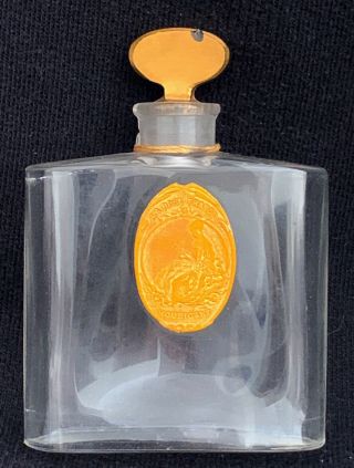 Very Rare Antique 1911 Houbigant La Rose France 227 Perfume Bottle 3 In Tall