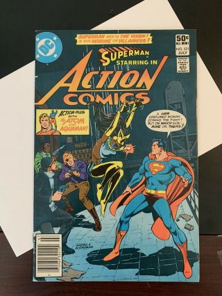 Action Comics 521.  First Appearance Vixen.  8.  5 Vf, .  Strict Grading
