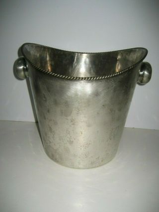 Antique/vintage Metal Champagne & Ice Bucket - Made In Germany