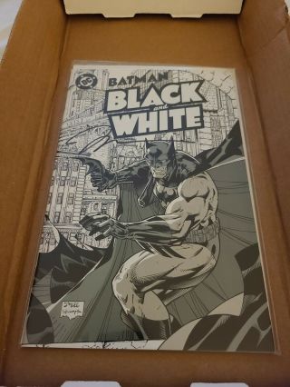 Batman: Black And White 1 Signed By Jim Lee (1996,  Dc Comics) 9,