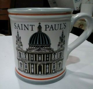 Denby England Coffee Mug Saint Pauls Cathedral Sir Christopher Wren Bin 1111